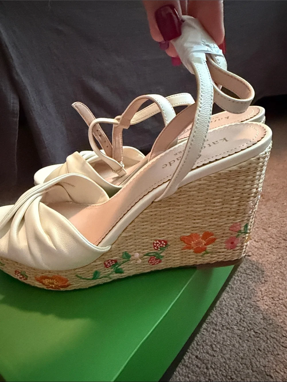 Woman’s Meringue Nappa Espadrilles - Size 8 B